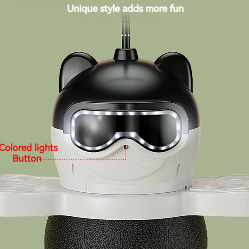 Wholesale mute pink color inflatable balance led light 3 gear flashing ball jumping bouncing ball for kids