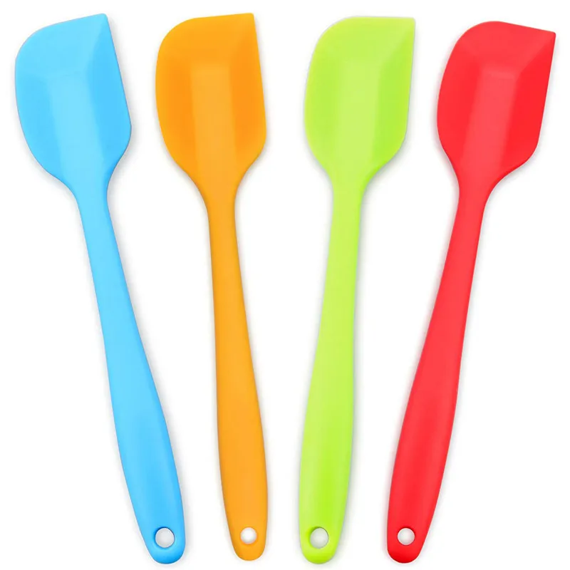 Heat Resistant butter Scraper baking spatula Mini silicone spatula Food Grade Kichen Tools silicone rubber Spatula