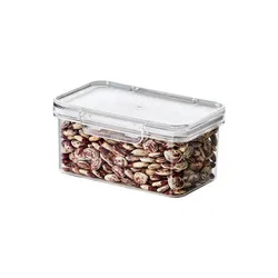 Exquisite workmanship 1800ml transparent solid quality plastic Sealed food storage box container