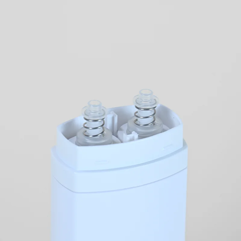 15ml*2  Dual Chamber Pump Double Tube Dispensing Airless Bottle For Serum Skincare