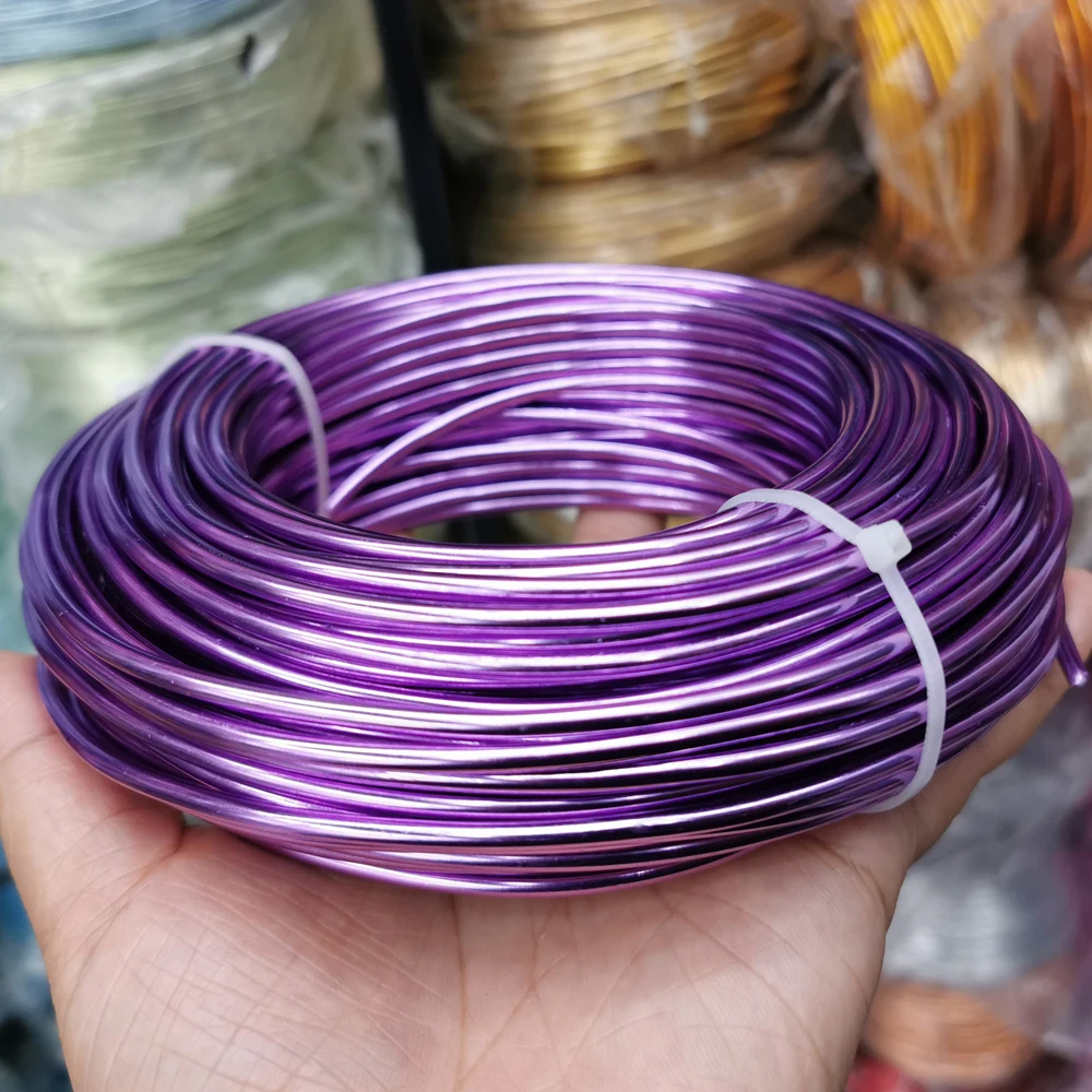 Colorful Aluminum Soft Diy Bendable Metal Wire Aluminium Wire Memory Wire For Jewelry Crafts Making