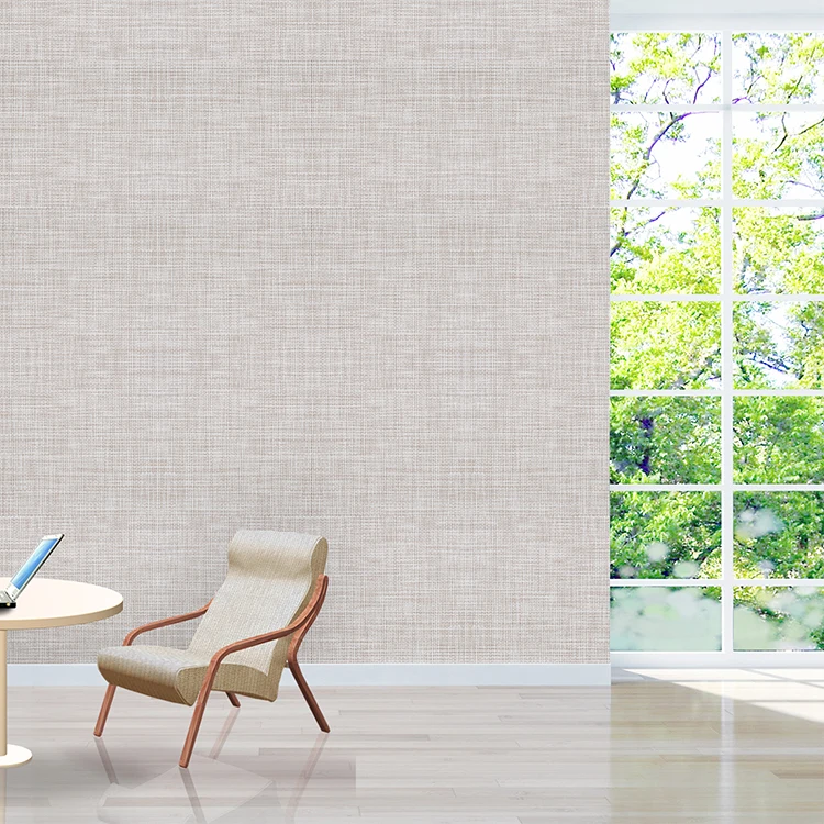 woven vinyl wallcovering and waterproof wallcovering with woven pvc top layer for hotel wallcovering