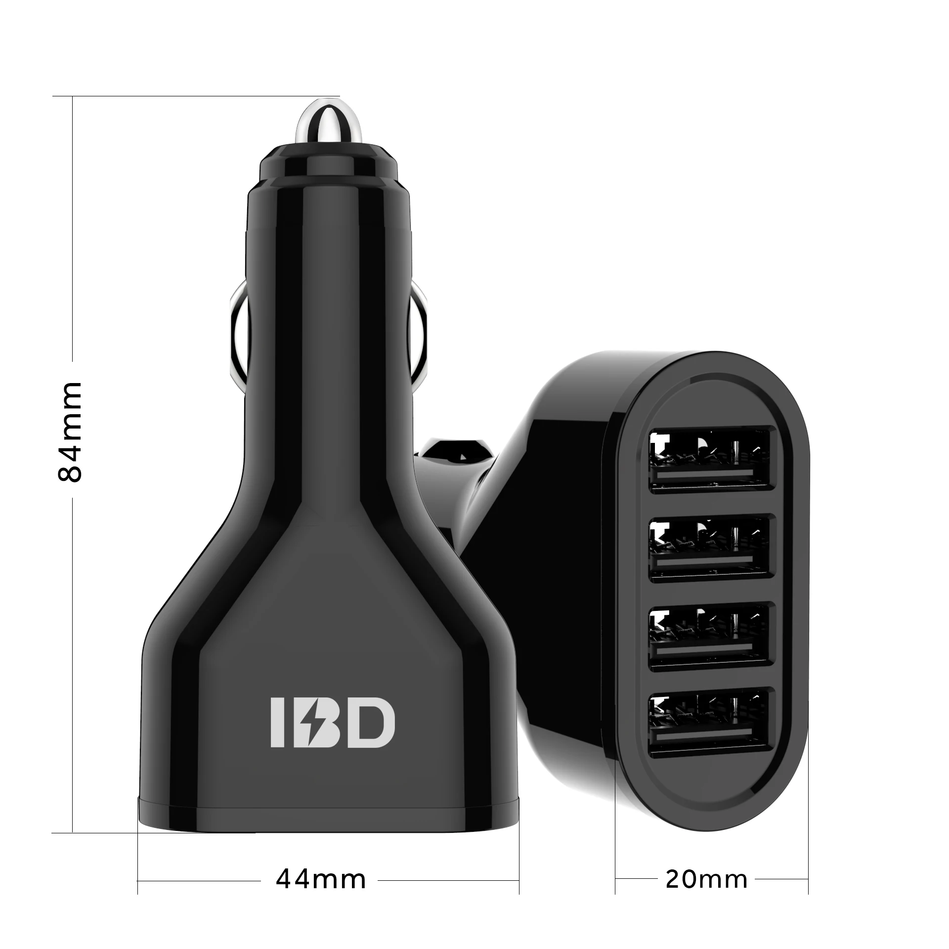 IBD309 4Port Usb Car Charger Automatic Car Battery Charger Portable Electric Car Chargers