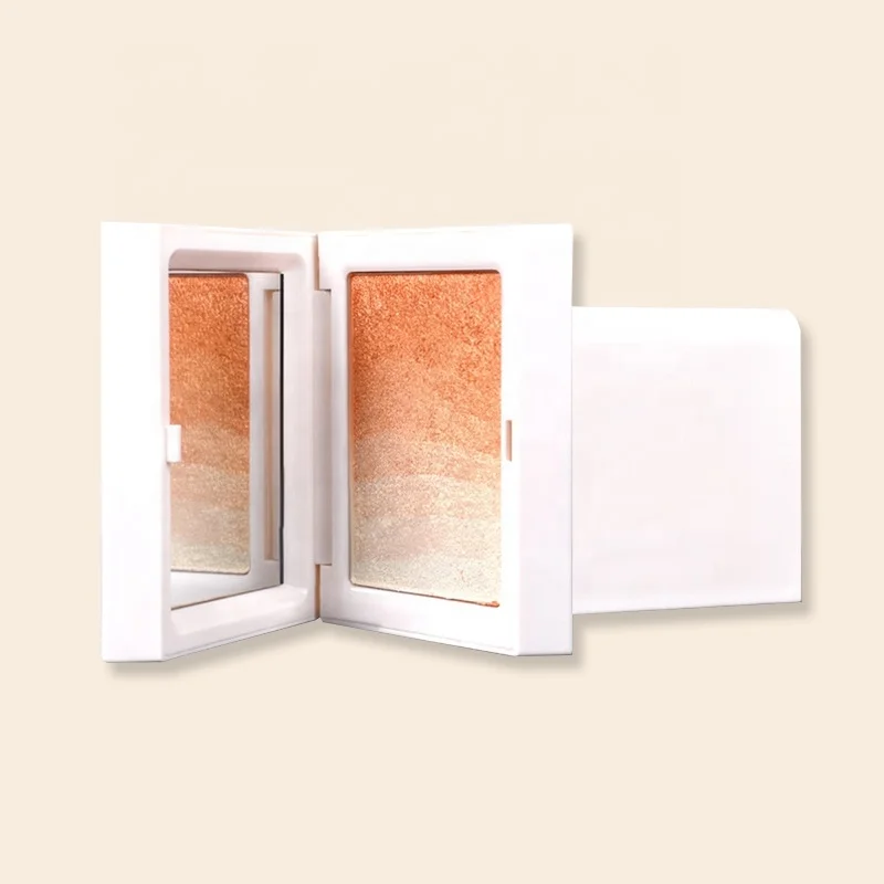 Factory Free Custom No Logo Gradient Blush High-Gloss Waterproof Blush Palette For Accept Small Order