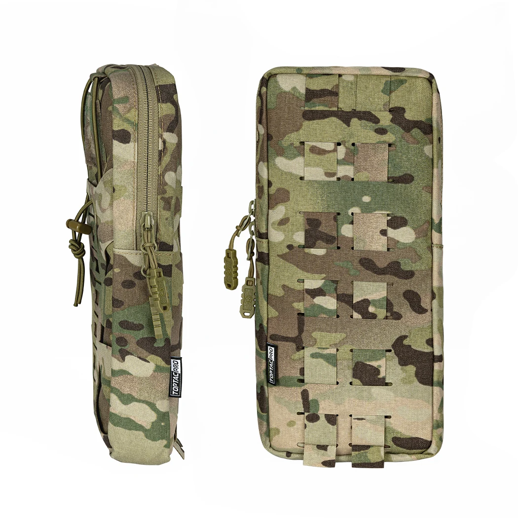 Нейлоновый Тактический гидратационный мешок TOPTACPRO 500D Cordura с внутренним пузырьком 1 л сумка для воды лазерной резкой мягкая гидратации