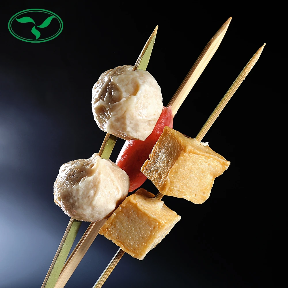 High Quality Wooden Bamboo Skewers Stick BBQ Barbecue Meat Skewer