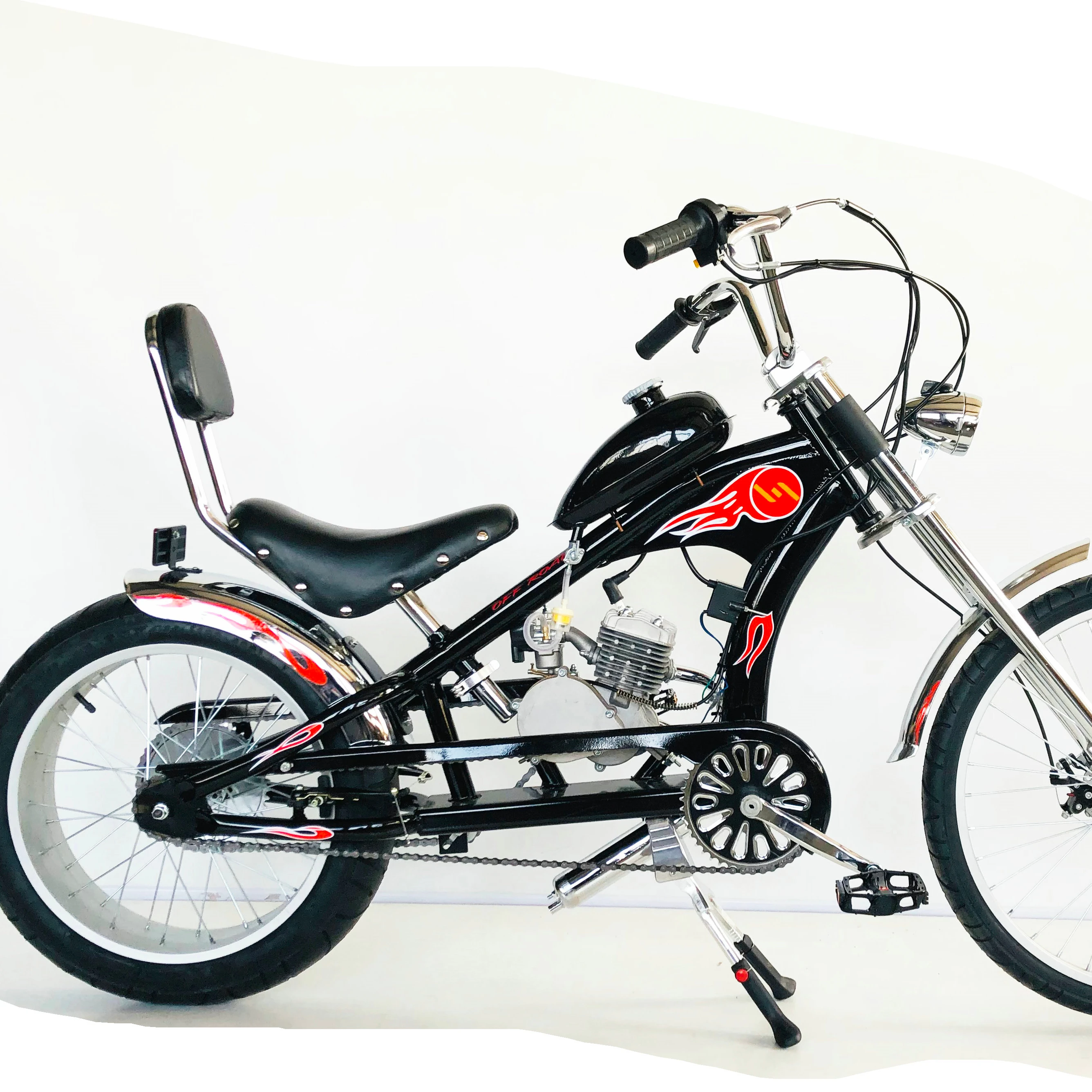 2-Stroke 48CC  80CC Gas Engine Bike Chopper Scooter