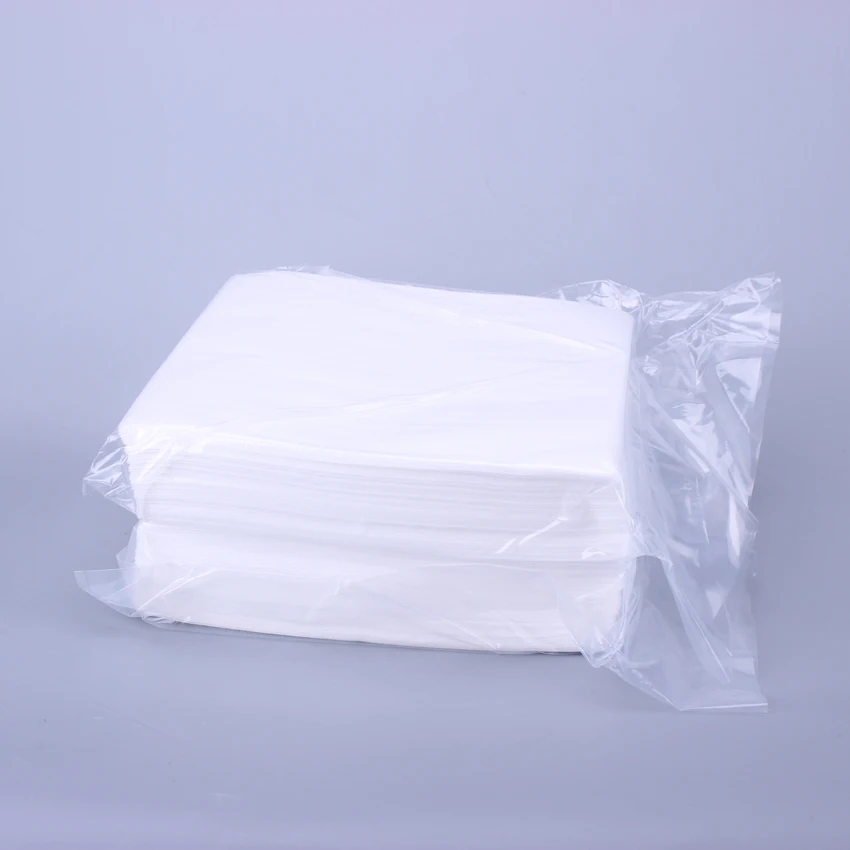 Dust Free class 10000 Disposable Oil Absorbing Industrial Cleaning Wiping Paper 9x9 Inch 0609 Non Woven Cleanroom dry Wipe