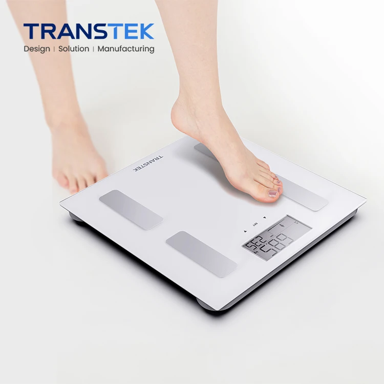 TRANSTEK 180 кг ЖКД стекла ванная комната анализатор жира электронные весы Баланс цифровой смарт тела весовая шкала