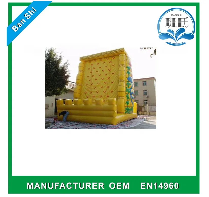 Commercial Popular High quality inflatable climbing wall