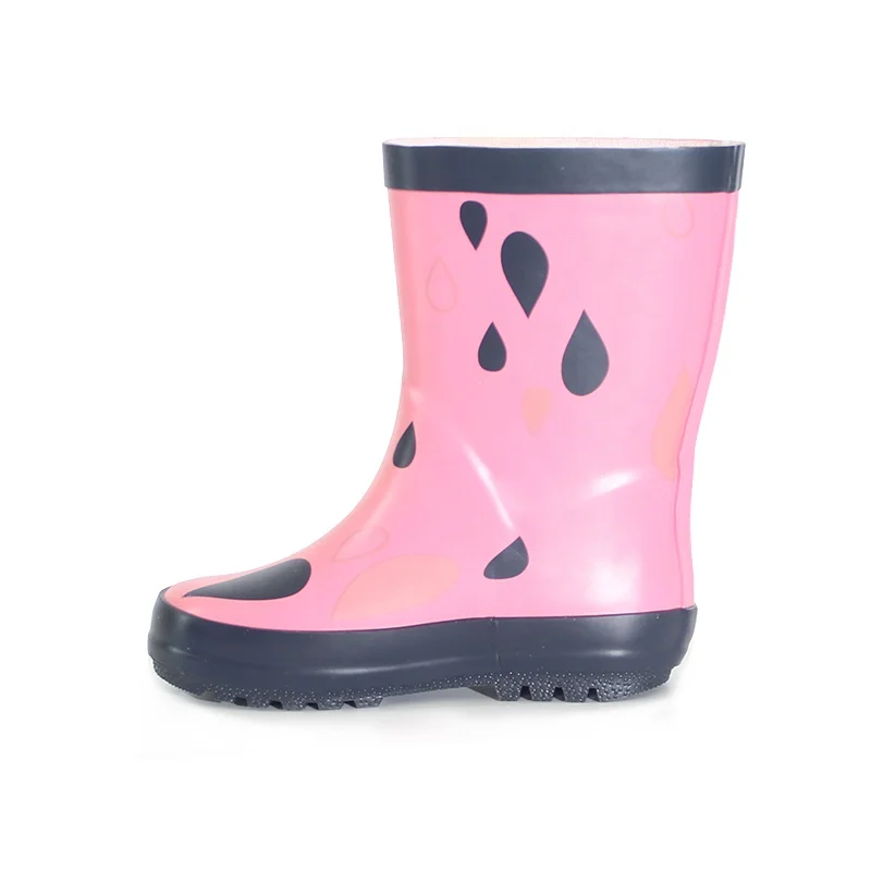 2021 Wholesale Fashion Kids Waterproof  Rubber Comfortable Toddler Kids Rain Boots