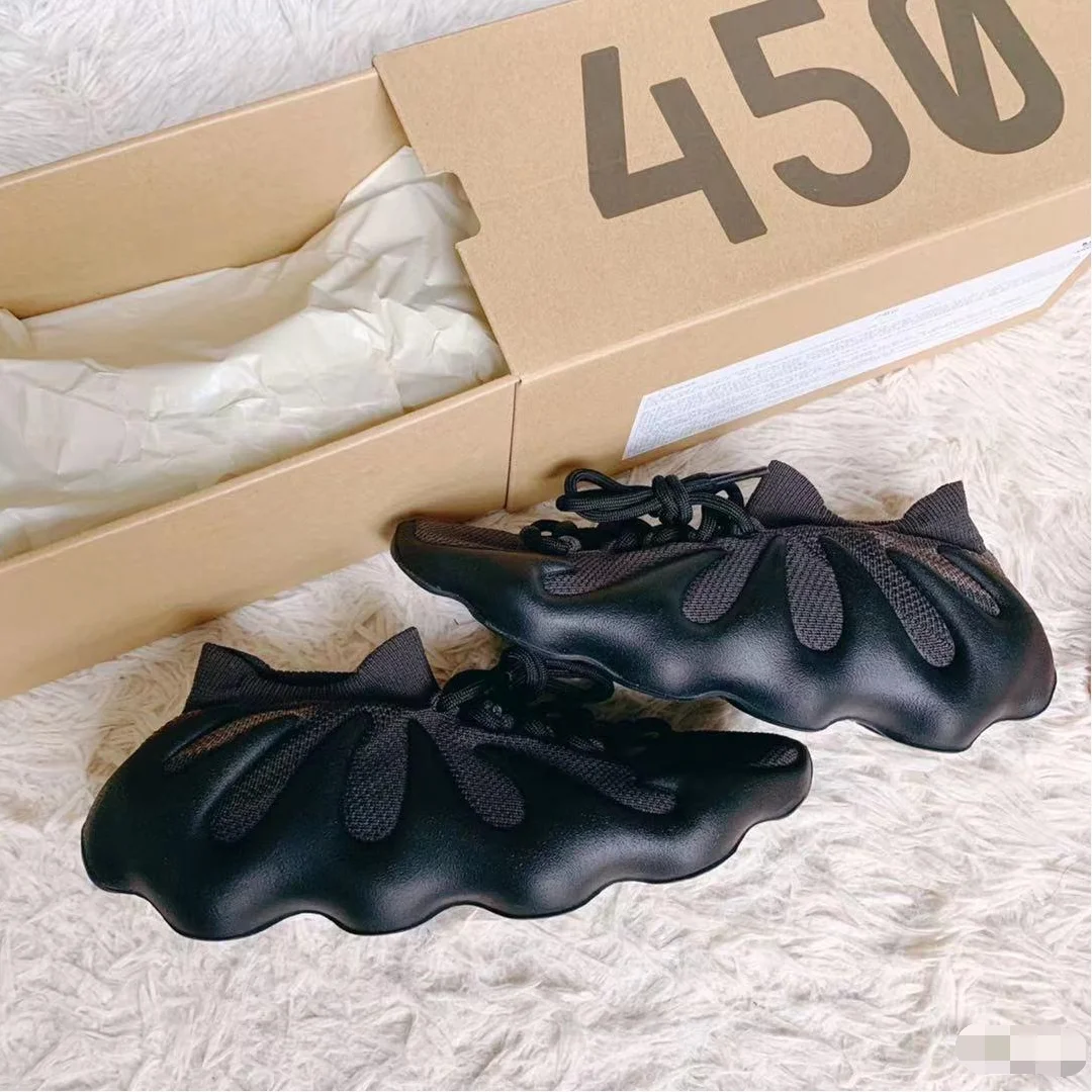Различные хорошего качества дышащие легкие кроссовки YEEZY 450 мягкие черные мужские для