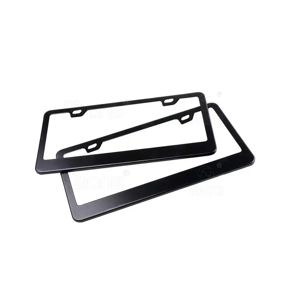 
Custom stainless steel car license plate frame for US 