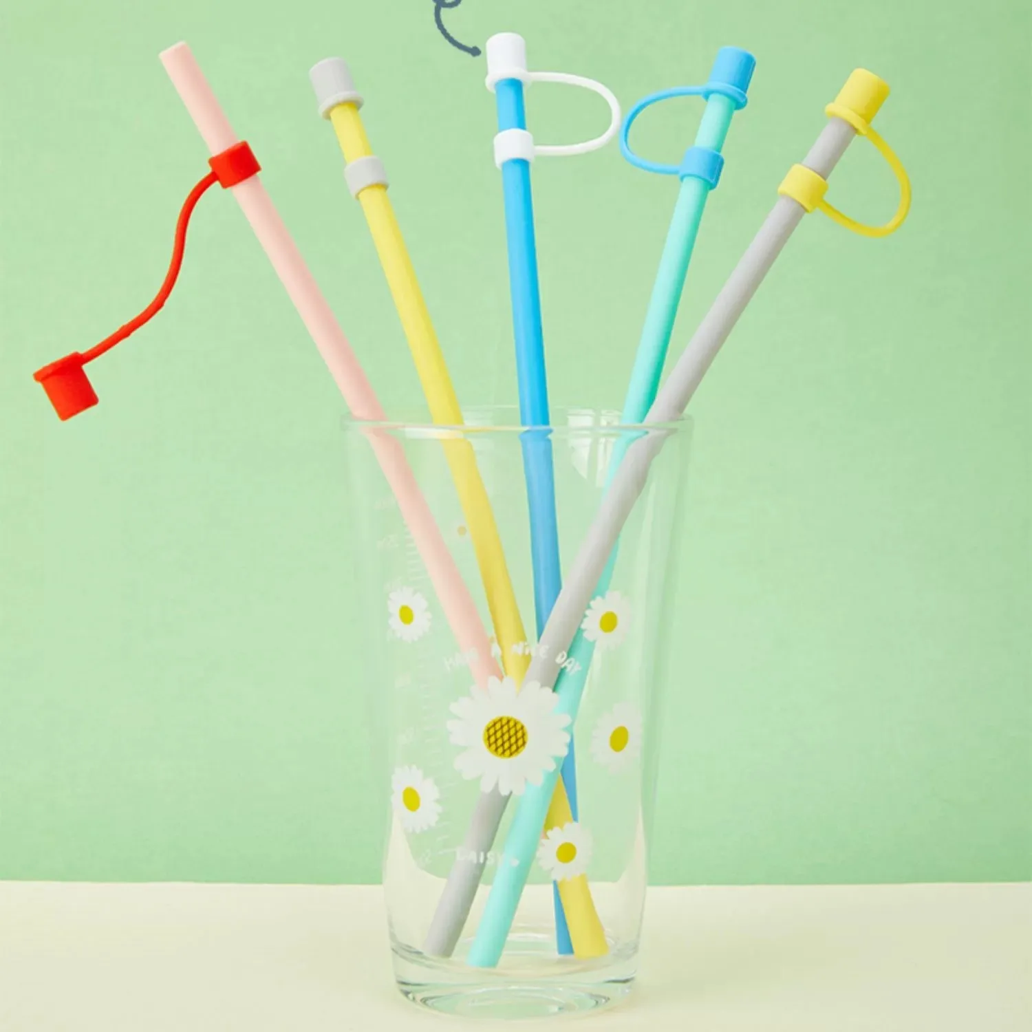 8mm 10mm 12mm Wholesale Reusable Straws Tips Silicone Collapsible Drinking Steel Straw Covers Travel Case
