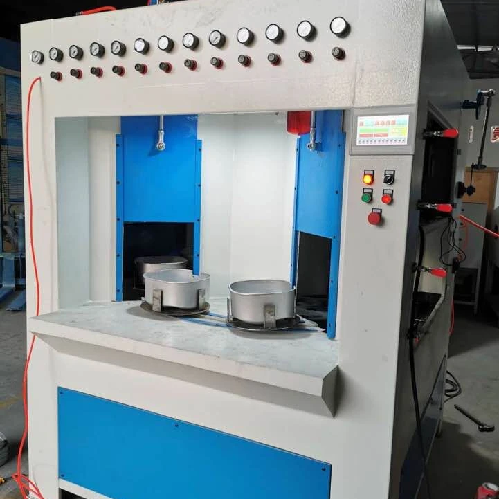 Automatic Rotary Blaster Sand Blasting Machine for Cooking Pot