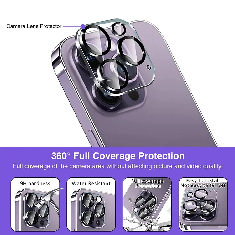 Amazon Best Selling 3 in 1 Phone Case with tempered Glass Screen Protector Camera Protector For iPhone 15 14 13 12 11 Pro Max