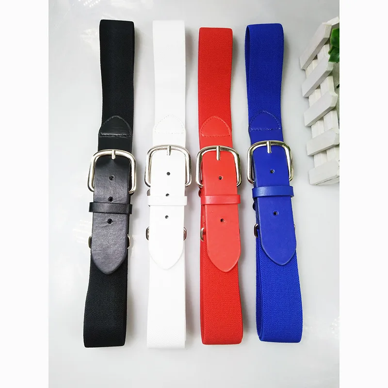 hot sale adult and youth baseball multy color matched with sock  shinny adjustable elastic  belt