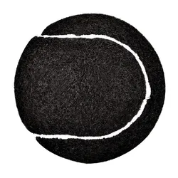 custom logo wholesale professional custom logo tube wool pressurized tournament black tennis ball