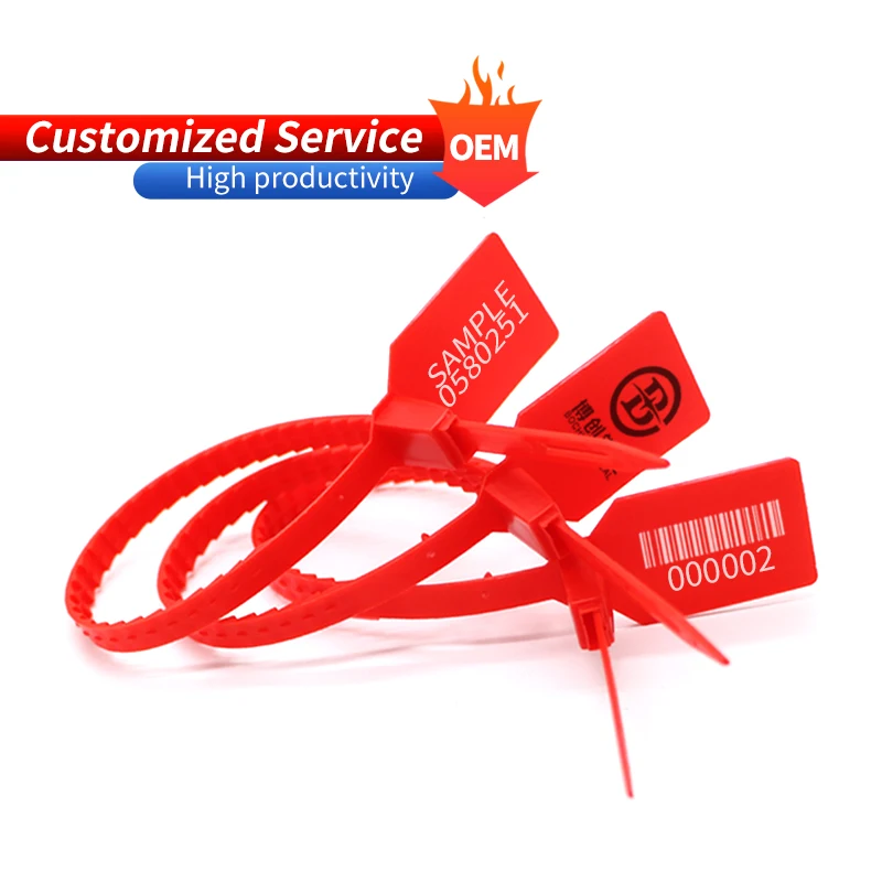 BCP103 300mm 6mm diameter security plastic seal lock factory wholesale plastic seal prices plastic security seal