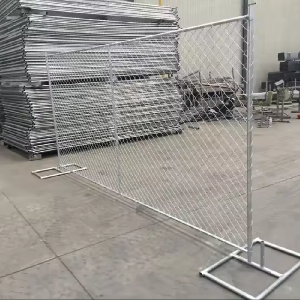 outdoor fence temporary fence/ mobile fences for construction site safety protection/ Canada steel fence barrier panel