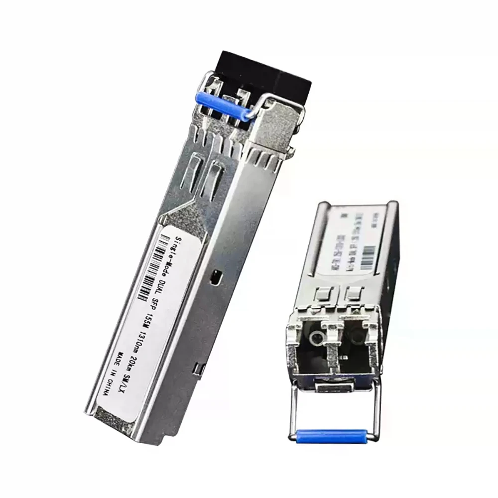 MT-12343 high quality 1.25G SFP LC Dual Transceiver Module 1550nm singlemode Duplex LX/LC/UPC SMF Optical Transceiver Module