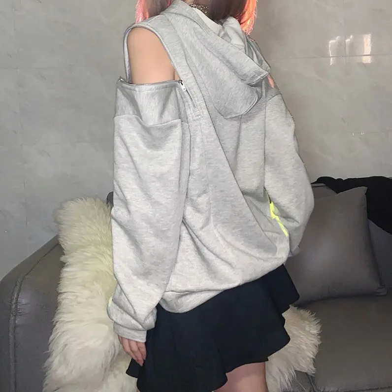 New Arrival Hoodie Pullover Hollow Out Sweatshirt Womens Long Sleeve Casual Clothing Medium Printed Hooded Long Sleeved Sweater