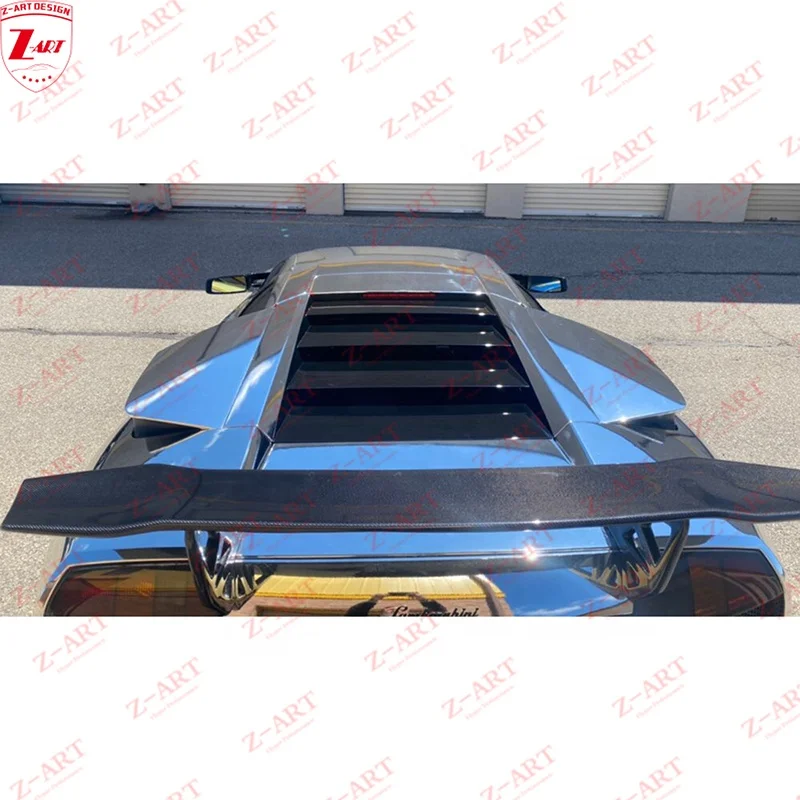 Z-ART carbon fiber LP670 SV rear spoiler for LAMBORGHINI Murcielago LP640 carbon fiber rear wing for Murcielago body kit