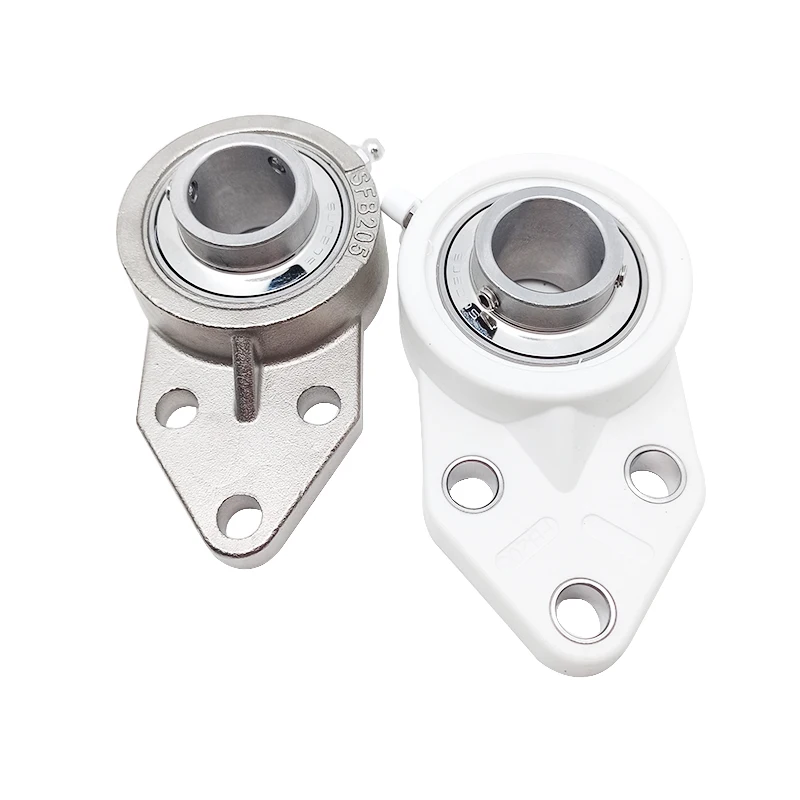 3 BOLTS FLANGE MOUNTED PILLOW BLOCK stainless steel bearings SUC205 UC205-16 SFB205 UCFB205 SUCFB205-16 SUCFB205