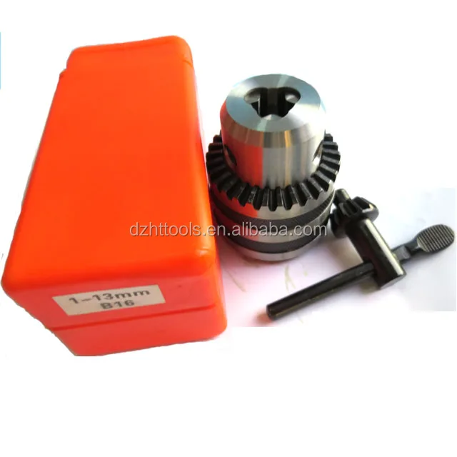 Key Type Drill Chuck 1-13 JT6 Drill Chuck with Key Steel Manual Chuck