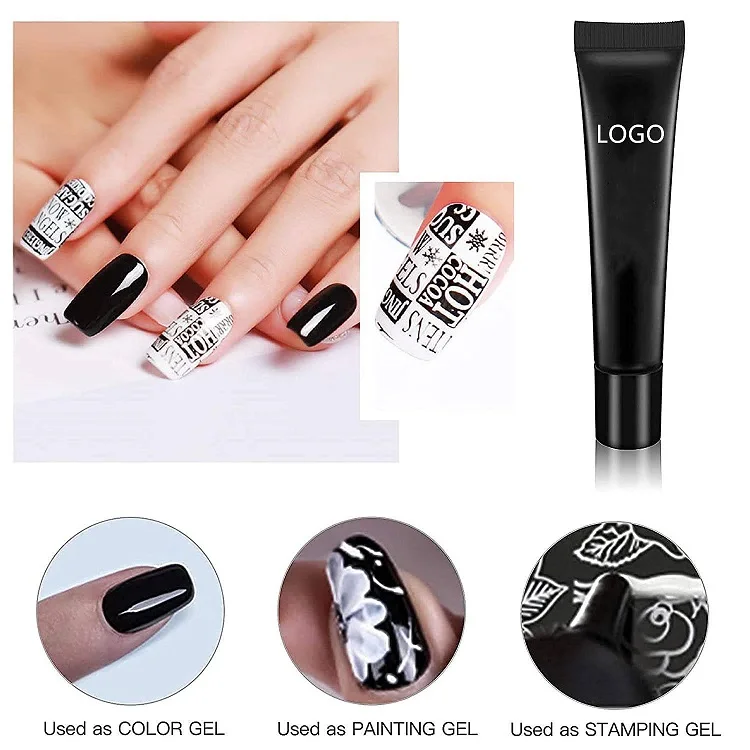 Factory Wholesale KG stamping color gel nail polish Soak Off OEM/ODM private label uv nail gel own logo