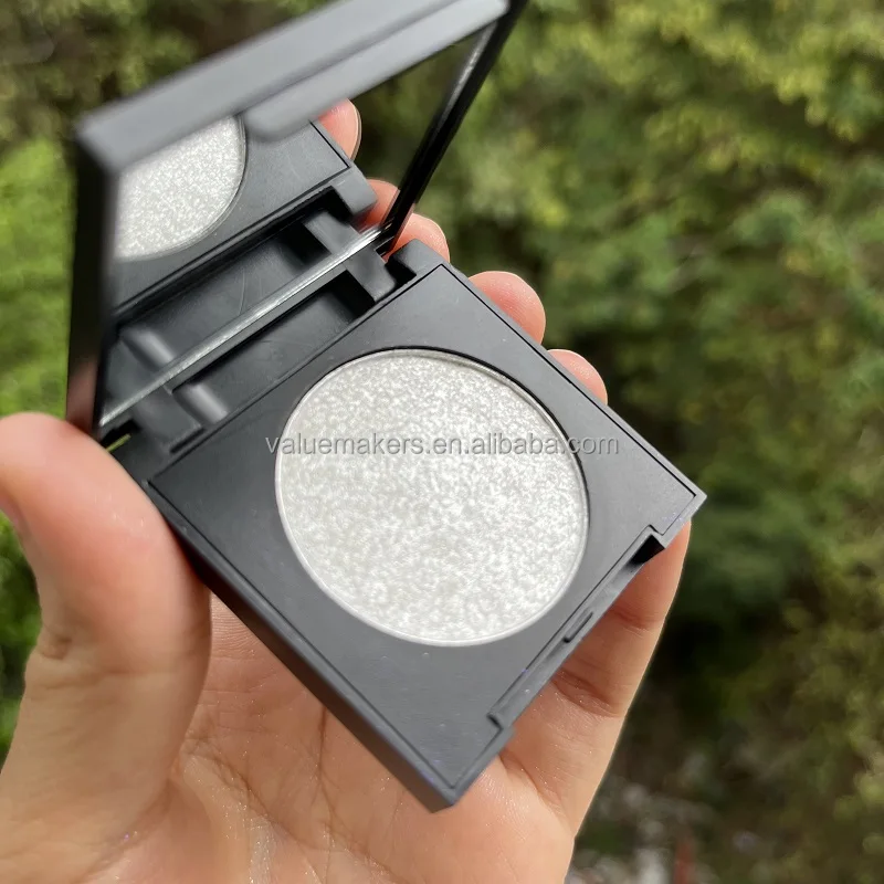 Luxury Pigmented Duochrome Glitter 36mm Makeup Highlighter Private Label Pressed Highlighter make up Palette