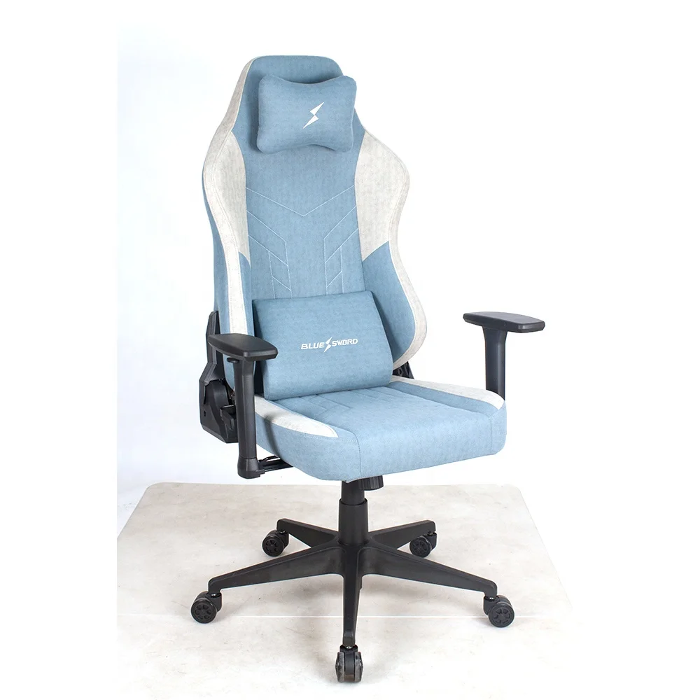 Wholesale High Back Gamer Chair Racing 3D Armrest Blue Ergonomic Gaming Chair Computer