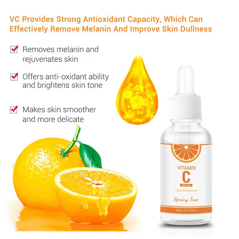 Organic anti wrinkle glutathione whitening vitamin c for face moisturizing facial essence aloe vera face serum