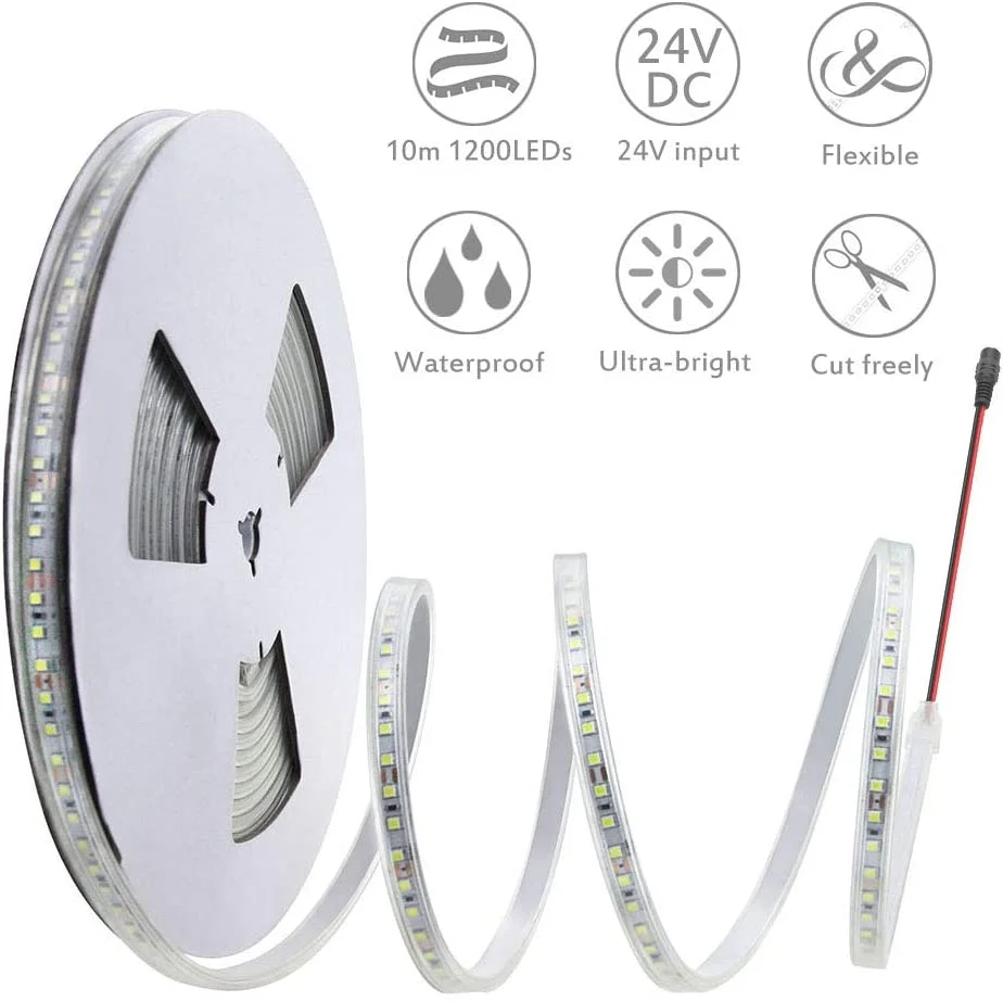 Factory Cheap Price SMD 2835 Decorative Lighting 2700K,4000K,6000K DC 12V/24V  LED Strips for Indoor Lighting