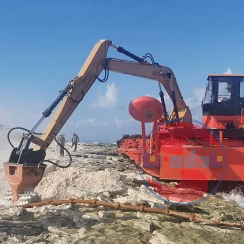 Hot Sale Small Sand Dredger River Dredging Machine Amphibious Multifunction Dredger