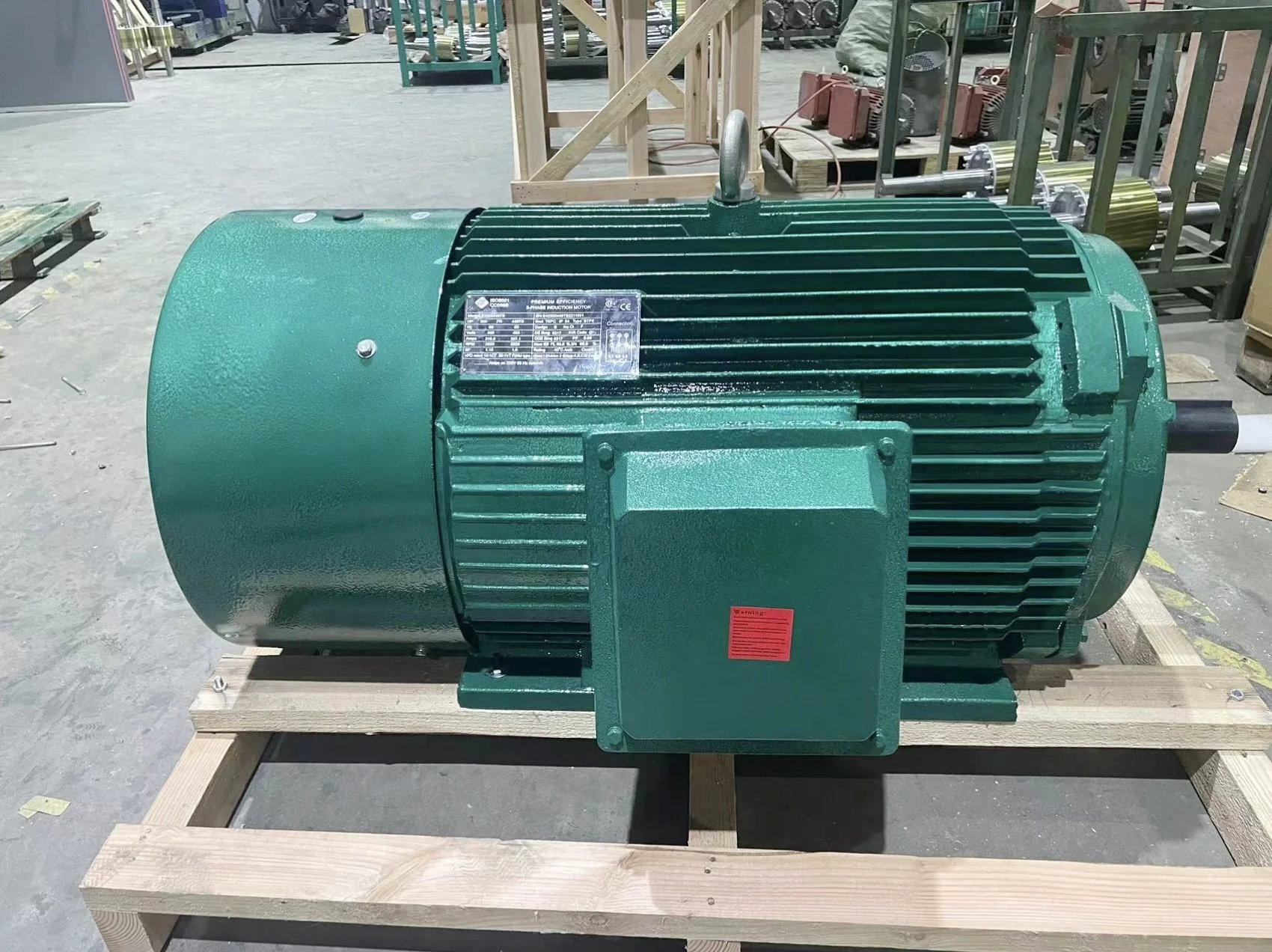 NEMA TEFC 230/460V 6-pole three-phase 300 hp electric motor