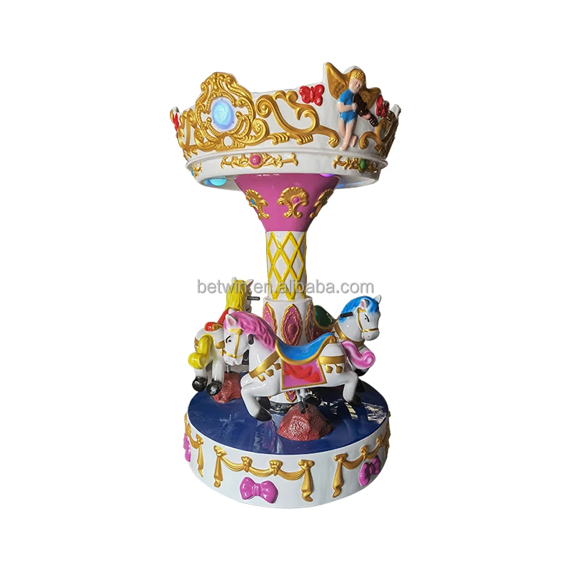3 игроков Дети дошкольного возраста карусель лошадка для езды на Лошади Карусель для продажи