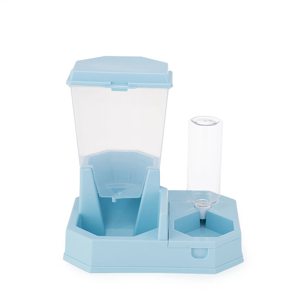 Hot Selling High Quality PP Non Toxic Eco Friendly Pet Automatic feeding And Drinking Water 2 In 1 Dog Cat Feeder Bowl Wholesale