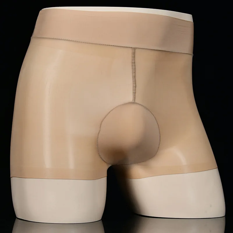 Новый Дизайн Сексуальные Бесшовные Мужские трусы Гей пенис антибактериальные нейлоновые трусы