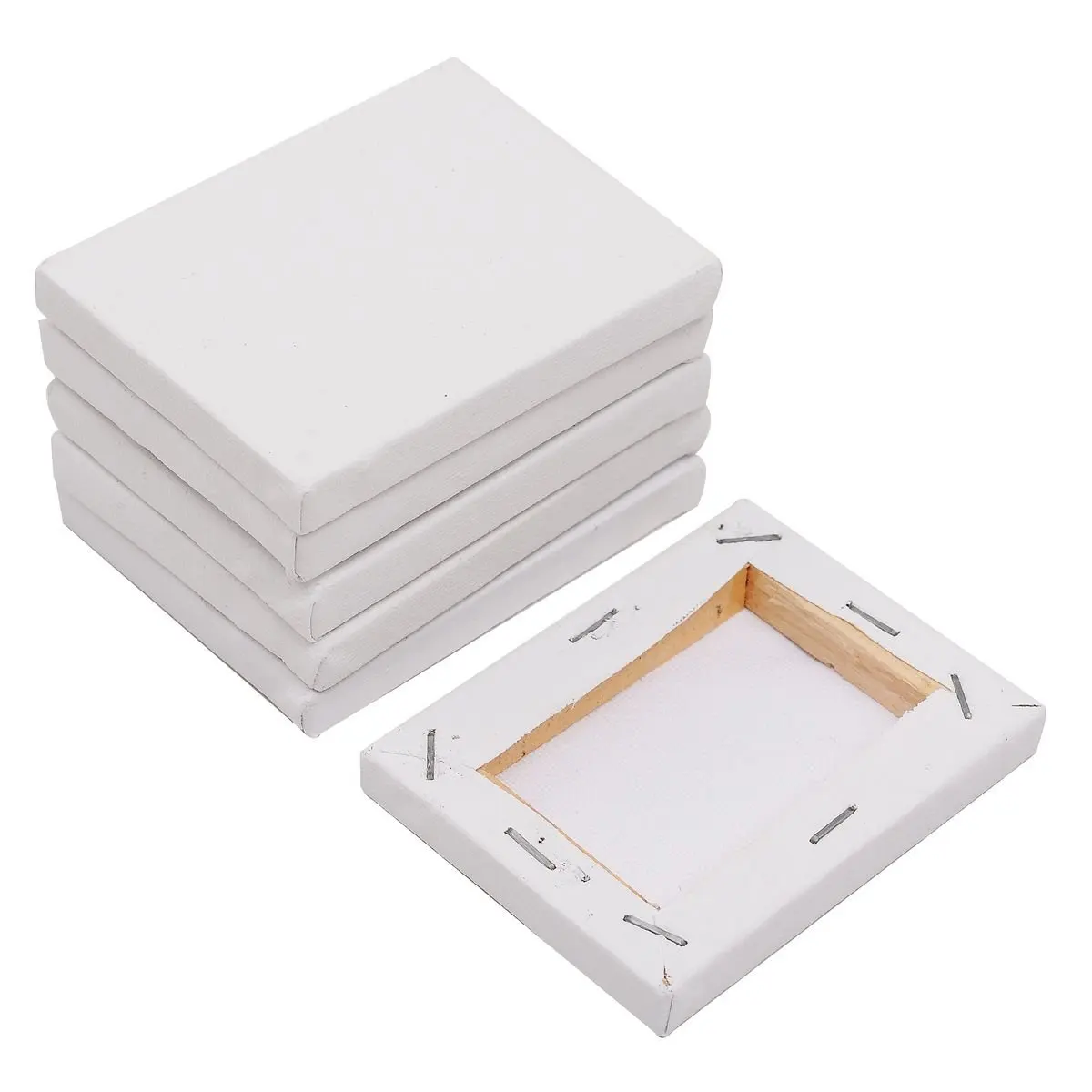 Blank Framed White Canvas for Coloring