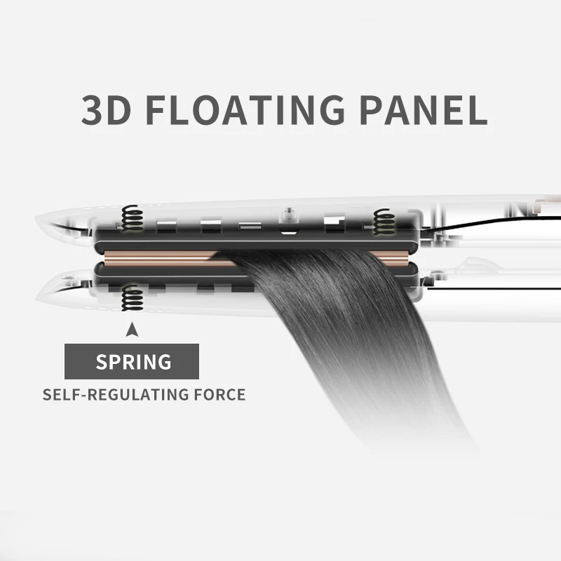 Professional stock steam hair straightener flat iron for retailer wholesale hair flat straightening