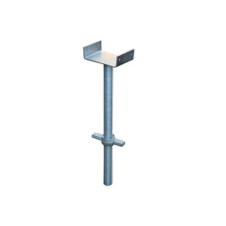 Adjustable SWivel Scaffolding Support Base Jack and U Head Q235 Steel for Concrete Building China Supplier