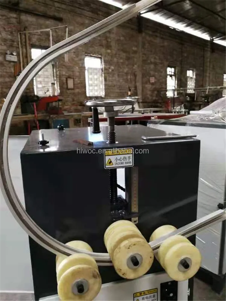 Aluminium profile arc bending machine for aluminium frames