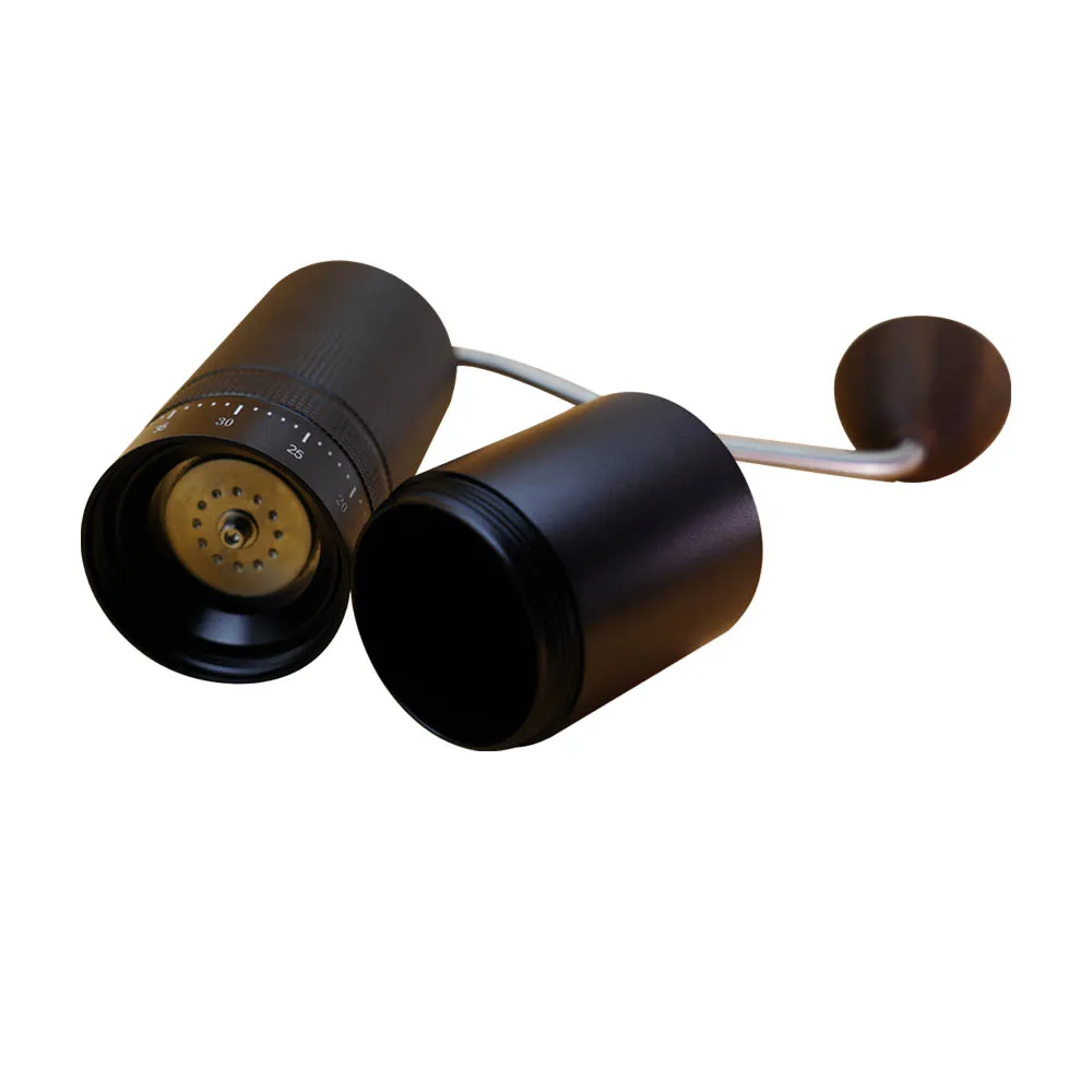 All Metal 6-Axis Stainless Steel Burr, Portable Manual Coffee Grinder