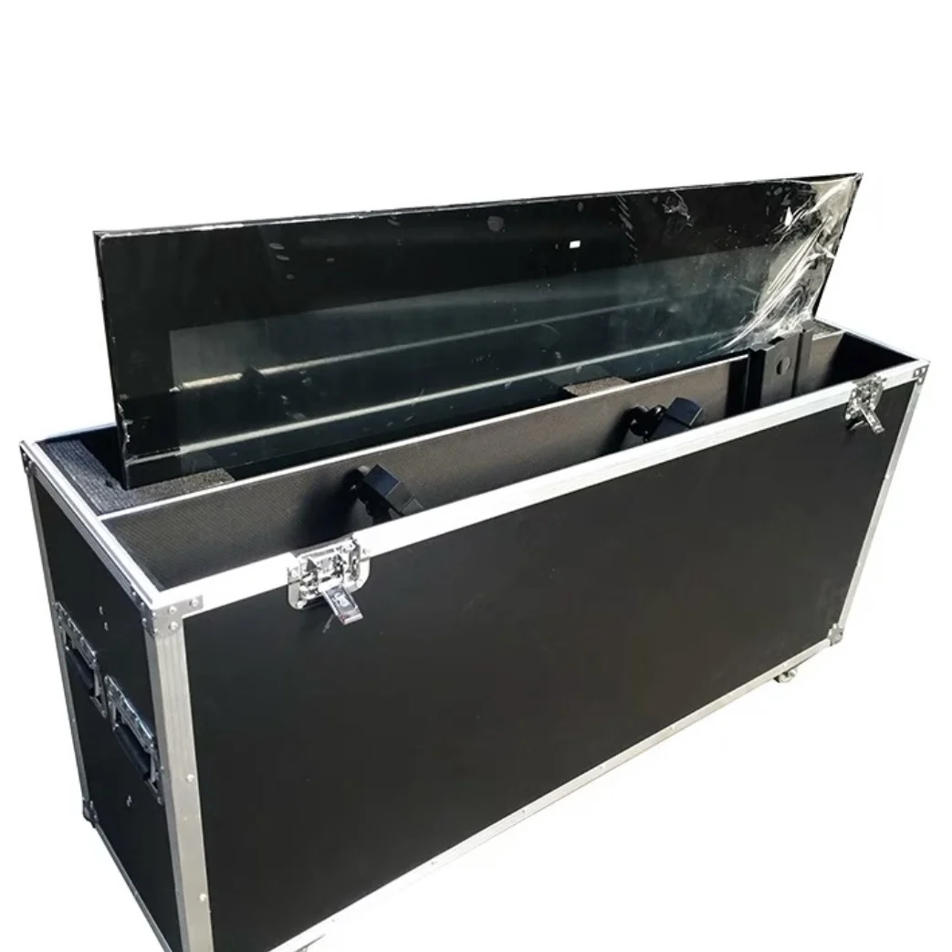 Customized 45 55 65 75 inch TV LED screen protector flight case  with built-in EVA sponge protection equipment