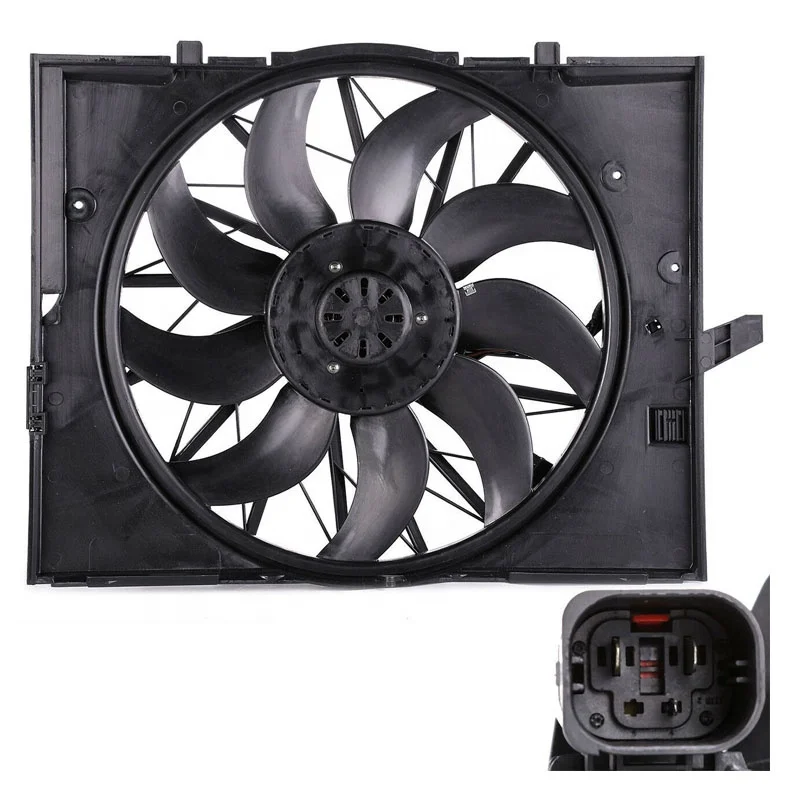 17427543282 17427514181 вентилятор охлаждения радиатора для E60 525 530 545 645 E65 750