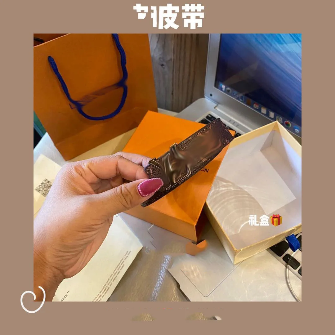 unisex famous brand logo high quality luxury italy cow leather gold buckle belts