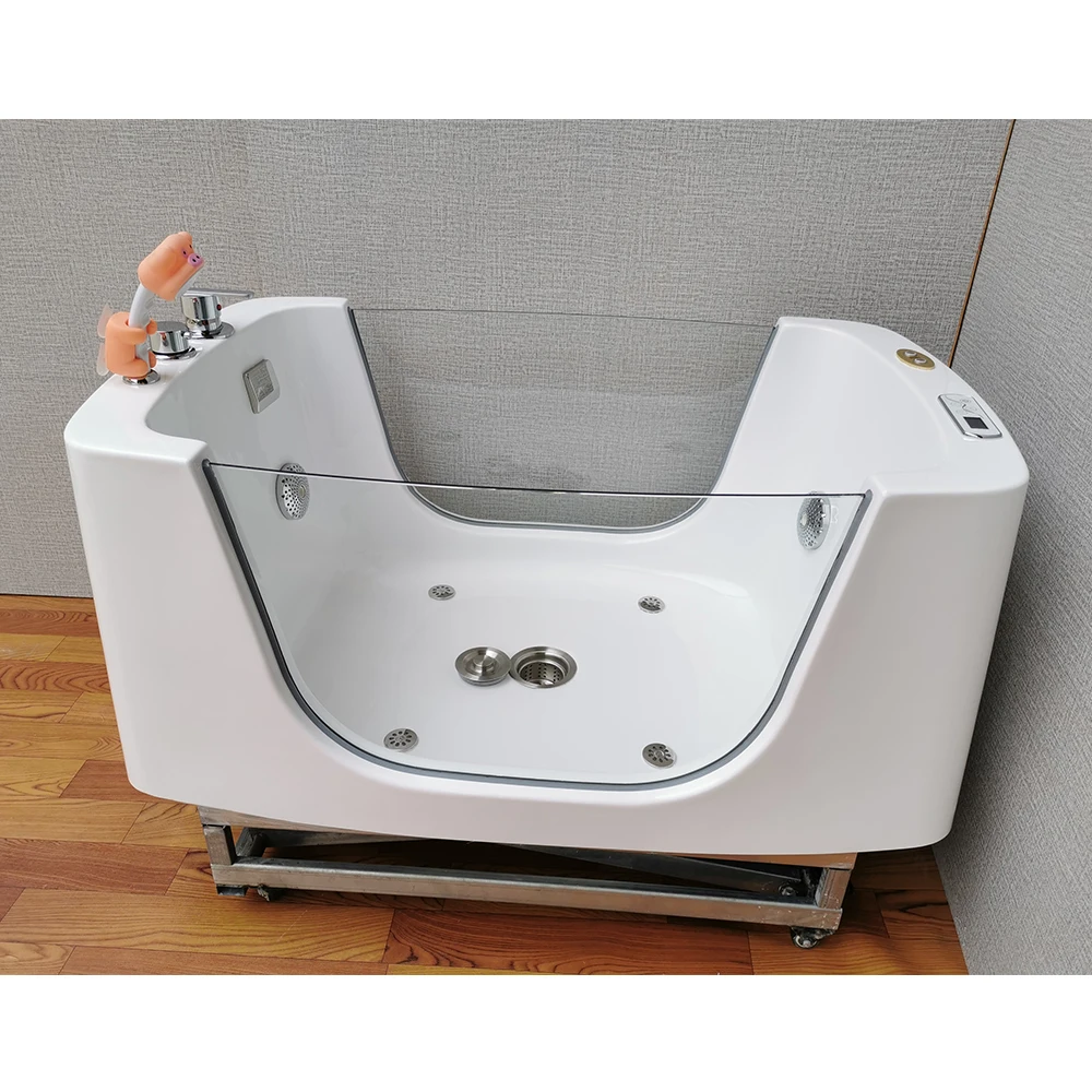 Acrylic Electric Grooming Salon Pet Water Spa Dog Bath Tub Ozone Therapy Bathing Tubs Price Bathtub