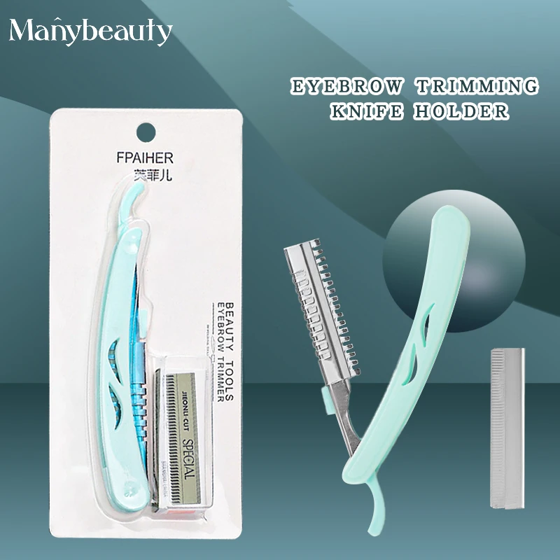 Portable Hairdressing Haircut Razor Folding Razor Shaving Hairdressing Eyebrow Trimming Shaving Tool