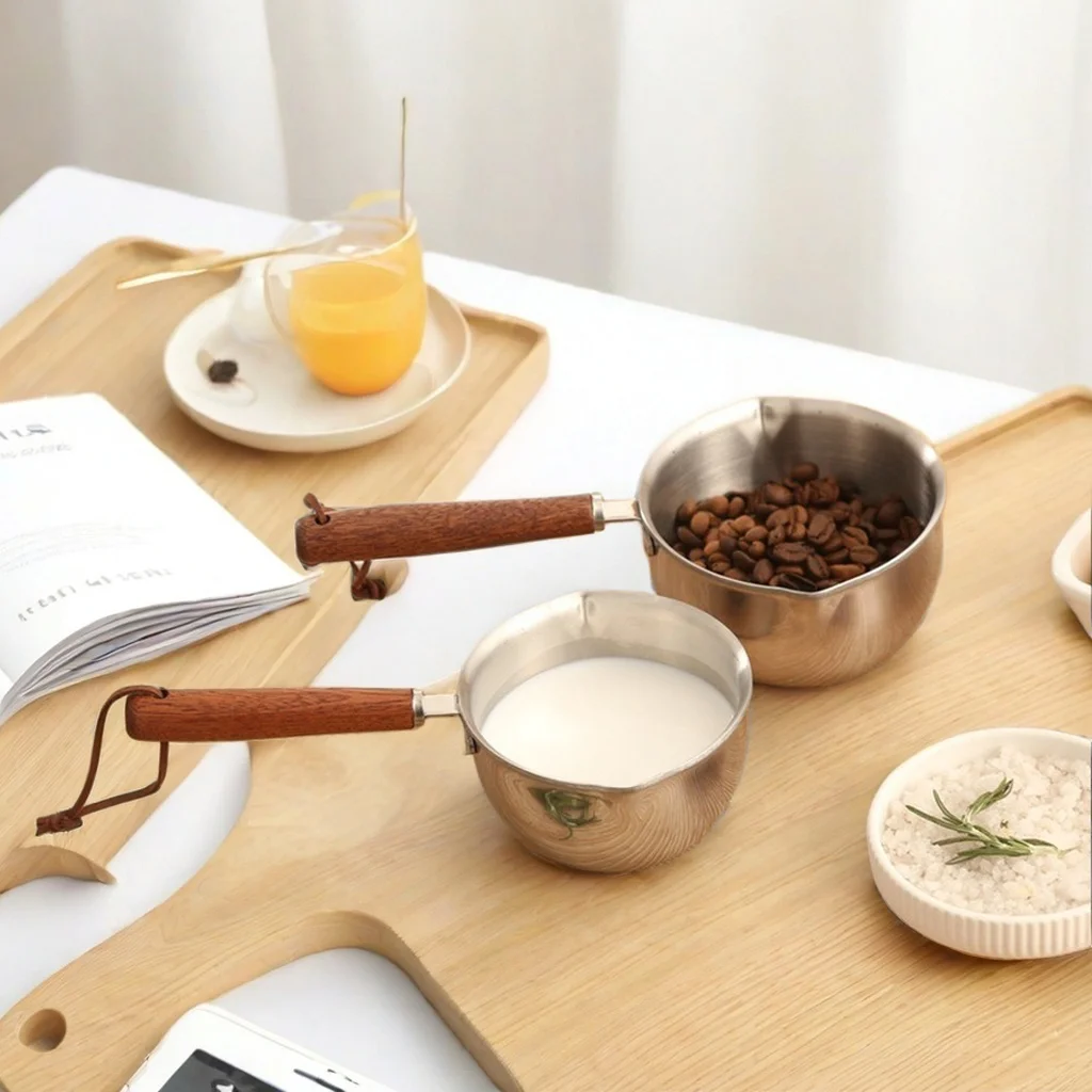 304 Stainless Steel Mini Multifunctional Burning Oil Dripping Sauce Special Pot Household Splash Oil Hot Milk Pot